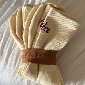 SKIMS naughty/nice socks